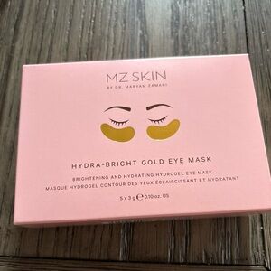 MZ SKIN - HYDRA BRIGHT GOLD EYE MASK - 5 PAIRS New In Box